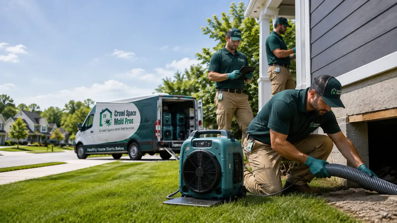 Crawl Space Mold Removal in Delmar, IA